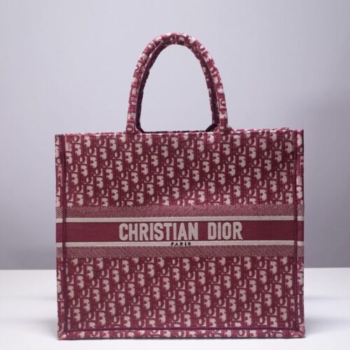 Dior Tote Book Red Print
