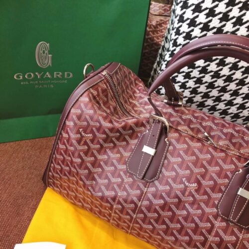 Alternative view of Goyard Boston 45 Bordeaux