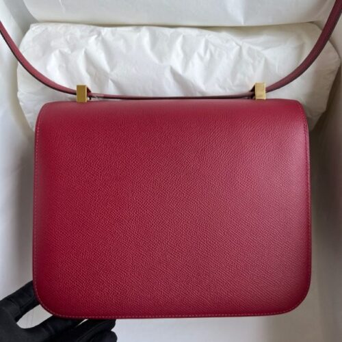Alternative view of Hermes Constance 24cm Red