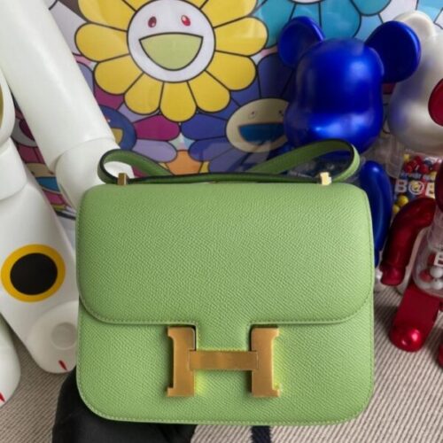 Hermes Constance 18cm Light Green