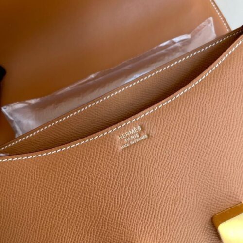 Alternative view of Hermes Constance 24cm Brown