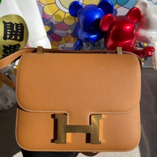 Hermes Constance 24cm Brown