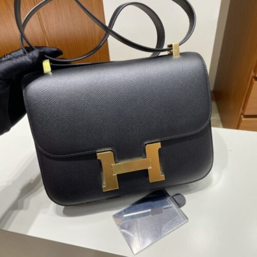 Hermes Constance 24cm Black