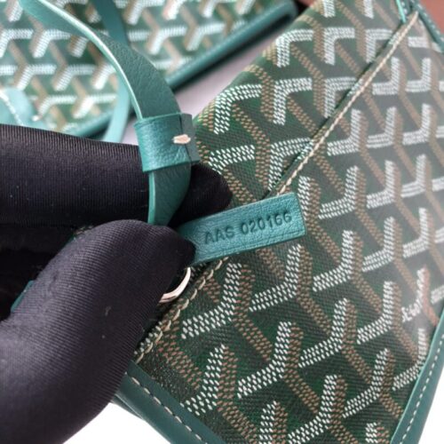 Alternative view of Goyard Anjou PM Green