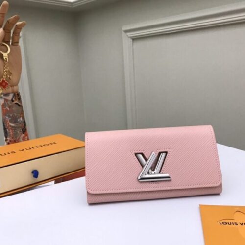 LV Twist Wallet Pink