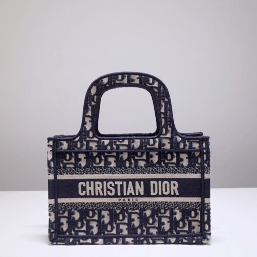 Dior Tote Book Mini CD Black