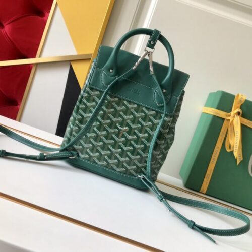Alternative view of Goyard Alpi Mini Backpack Green