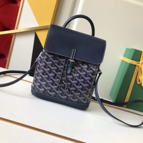 Goyard Alpi Mini Backpack Dark Blue