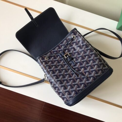 Alternative view of Goyard Alpi Mini Backpack Dark Blue