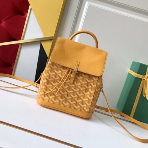 Goyard Alpi Mini Backpack Yellow