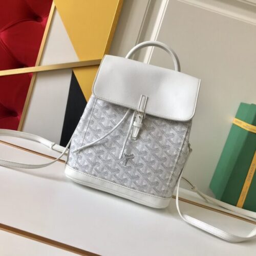 Goyard Alpi Mini Backpack White