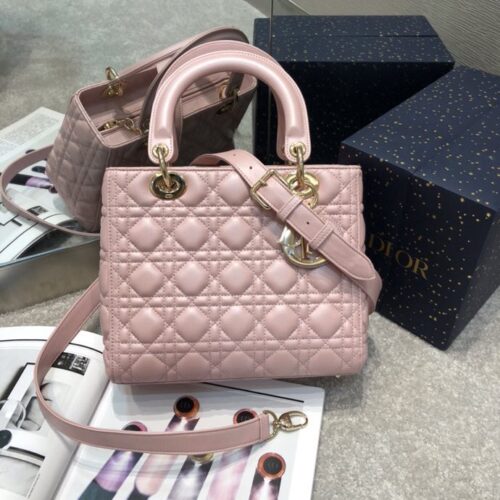 Alternative view of Lady Dior Large Pink