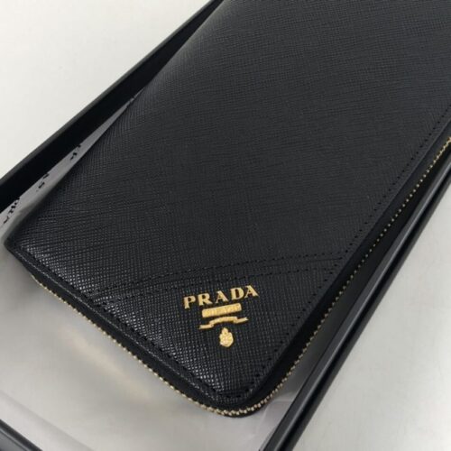 Alternative view of Prada Saffiano Long Wallet Black