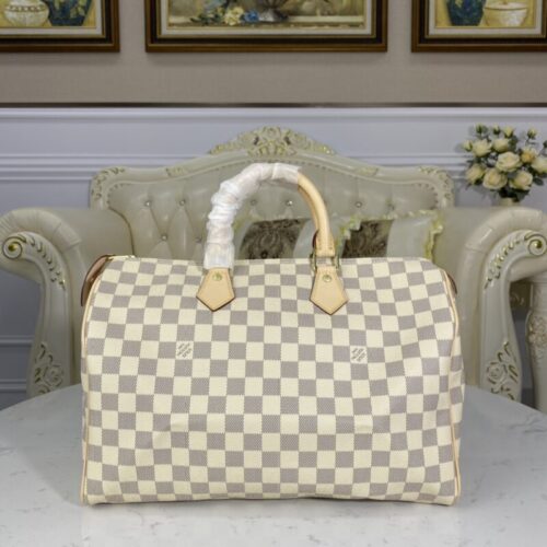 LV Speedy White Grid