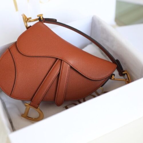 Alternative view of Dior Saddle Bag Small Brown