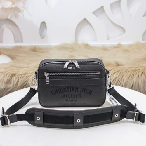 Dior Safari Bag with Strap Black