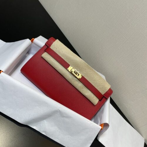 Alternative view of Hermes Kelly Elan Red