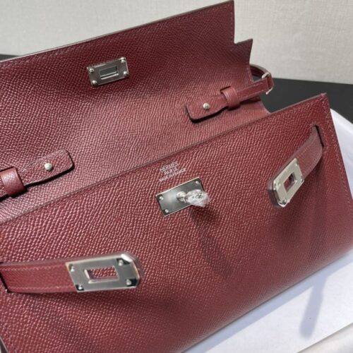Alternative view of Hermes Kelly Elan Bordeaux