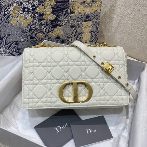 Dior Caro Bag White