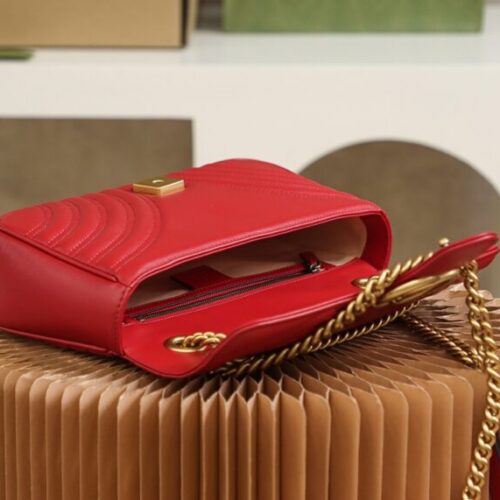 Alternative view of Gucci GG Marmont 1955  Medium Red
