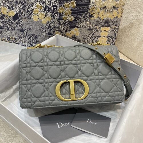 Dior Caro Bag Grey
