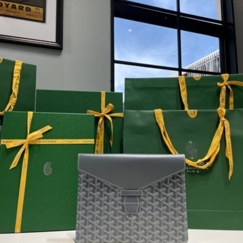 Goyard Camond Pouch Grey