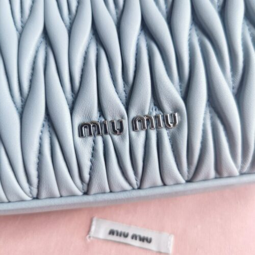 Alternative view of Miu Miu Matelassé Pearl Blue