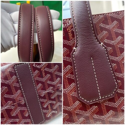 Alternative view of Goyard Voltaire Dark Bordeaux