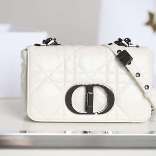 Alternative view of Dior Caro Bag White Gunmetal