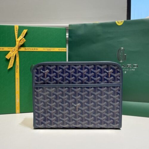 Goyard Jouvence Toiletry Bag Dark Blue