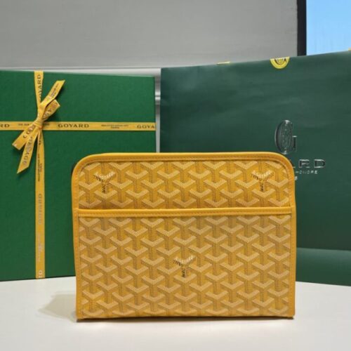 Goyard Jouvence Toiletry Bag Yellow