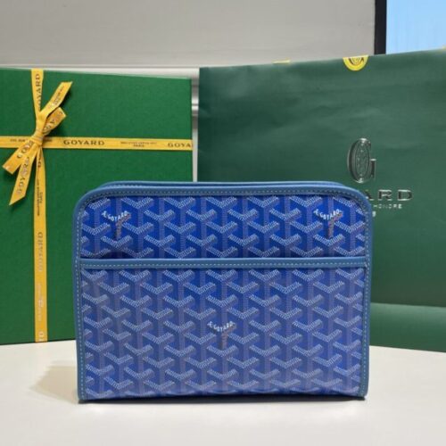 Goyard Jouvence Toiletry Bag Blue