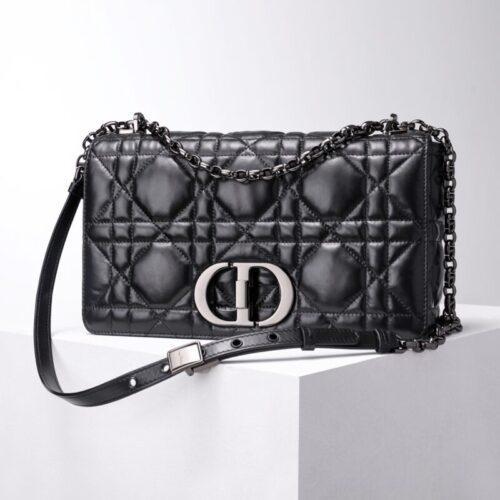 Dior Caro Bag Diamond Black