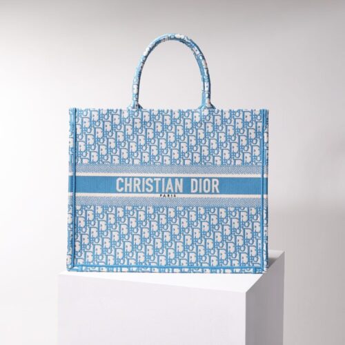 Dior Tote Book CD Light Blue