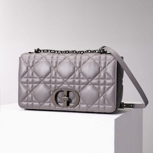 Alternative view of Dior Caro Bag Diamond Grey