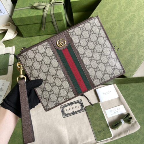 Gucci  Ophidia Web Clutch