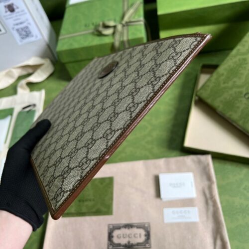 Alternative view of Gucci  Ophidia  Clutch Brown