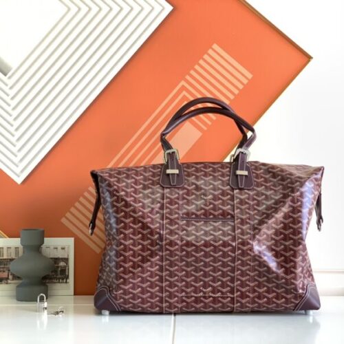 Goyard Bowling 45 Bag Bordeaux