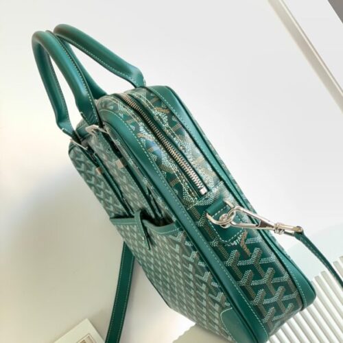 Alternative view of Goyard Ambassade Briefcase Green