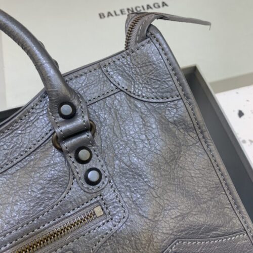 Alternative view of Balenciaga Agneau Dark Grey