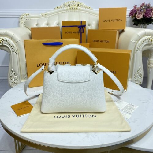 Alternative view of Loius Vuitton Capucines White