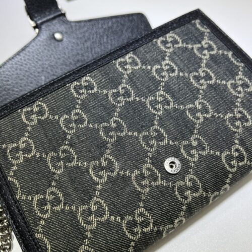 Alternative view of Gucci Dionysus  GG Chain Wallet  Denim Black