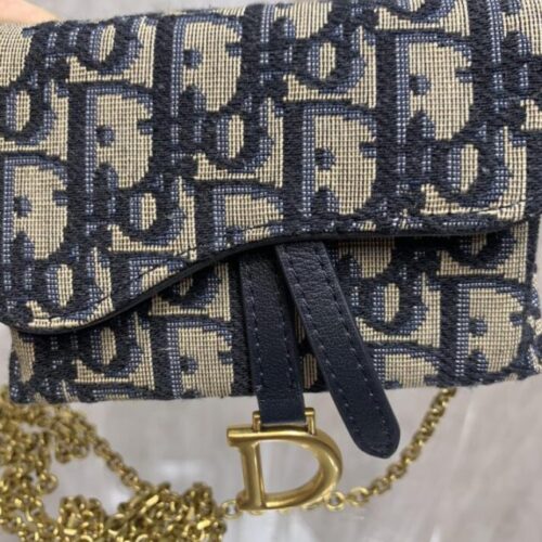 Alternative view of Dior Saddle Pouch with Chain