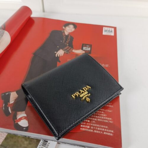 Prada Saffiano Two Fold Wallet
