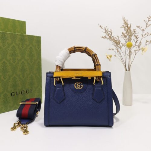 Gucci   Diana Small Tote Blue