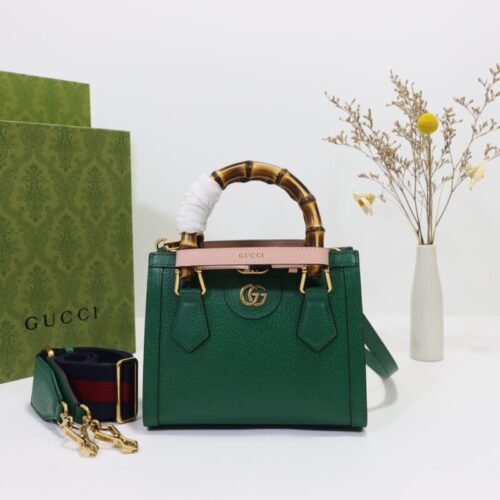 Gucci   Diana Small Tote Green