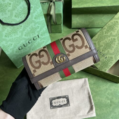 Gucci  Ophida Jumbo Long Wallet