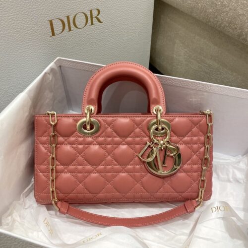 Dior Lady D-Joy  Large Bag Coral