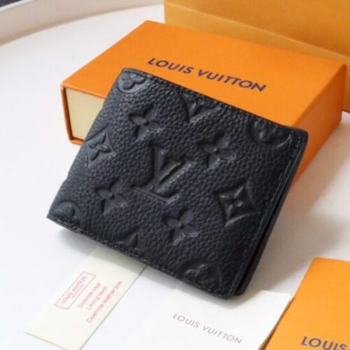 LV Slender Wallet Full Black