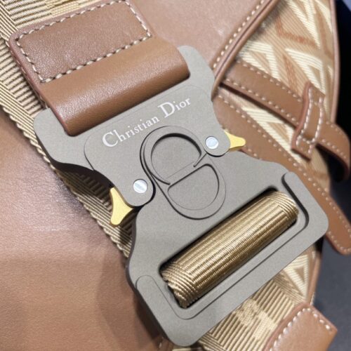 Alternative view of Dior Saddle Bag Brown Triangle